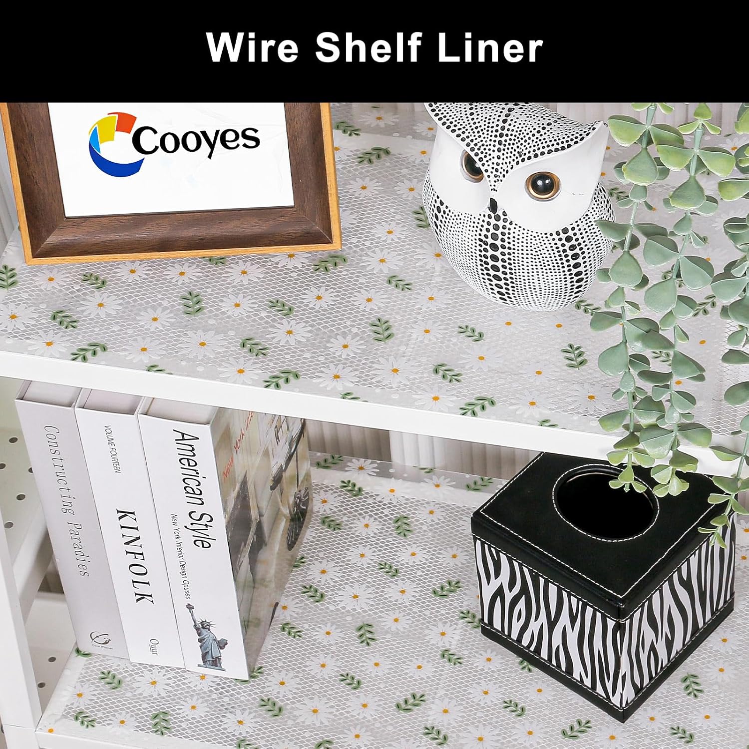 Shelf Liner – Premium Non-Adhesive Cabinet & Drawer Liner for Kitchen – Waterproof Shelf Paper with Modern Pattern – Durable EVA Cabinet Mat – Easy to Cut （11.8" W x 120" L）