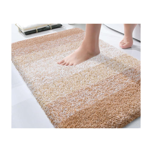 Bathroom Rugs Mat 24x16, Extra Soft Absorbent Microfiber Bath Rugs, Rubber Backing, Quick Dry, Machine Washable Bath Mats for Bathroom Floor, Tub and Shower, Home Decor Accessories